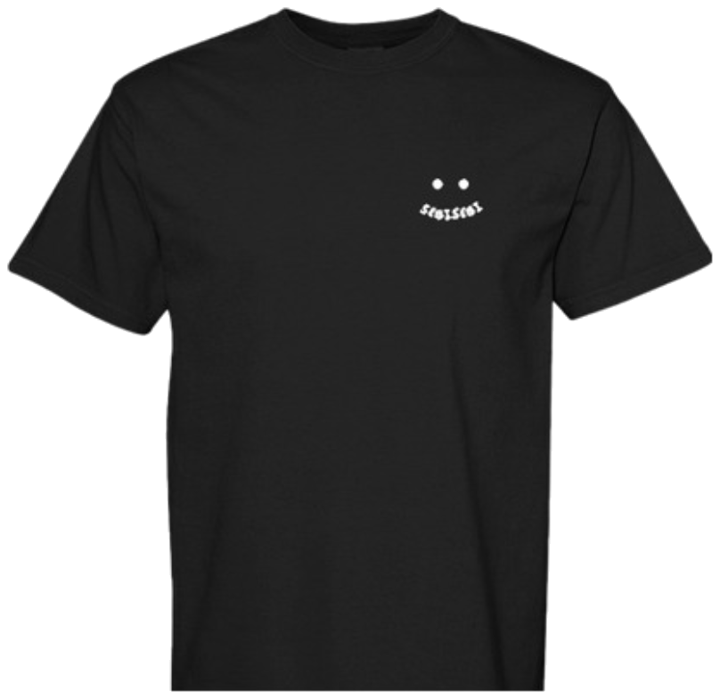 Front of the SEBI LIVE AT OASIS shirt
